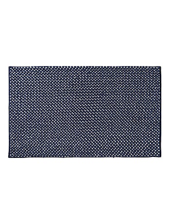 Alfombra de baño decorativa de rizo bicolor