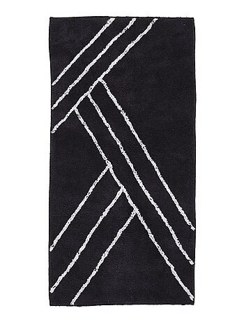 Alfombra de baño decorativa geométrica de algodón
