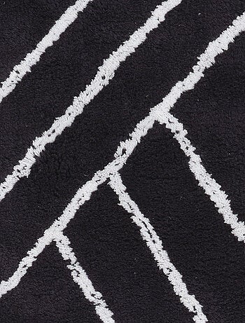 Alfombra de baño decorativa geométrica de algodón