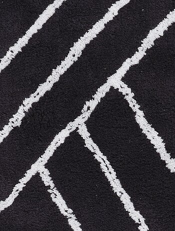 Alfombra de baño decorativa geométrica de algodón