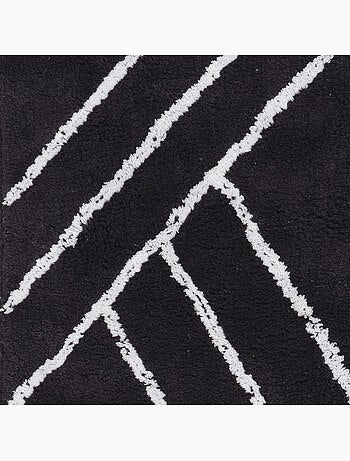 Alfombra de baño decorativa geométrica de algodón