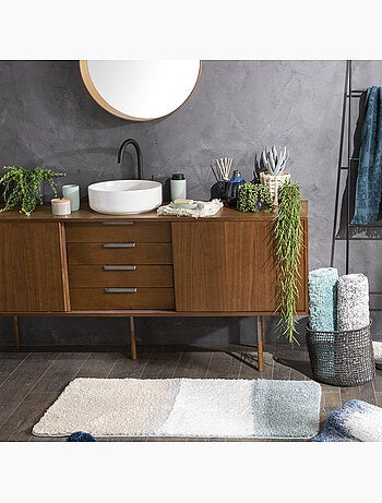 Alfombra de baño decorativa Horizon tricolor degradado 60 x 120 cm Guy Levasseur