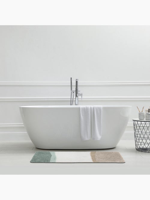Alfombra de baño decorativa Horizon tricolor degradado 60 x 120 cm Guy Levasseur - Kiabi Alfombra de baño decorativa Horizon tricolor degradado 60 x 120 cm Guy Levasseur - Kiabi