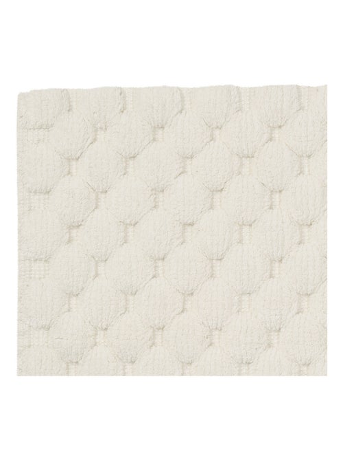 Alfombra de baño decorativa lisa de algodón - Kiabi