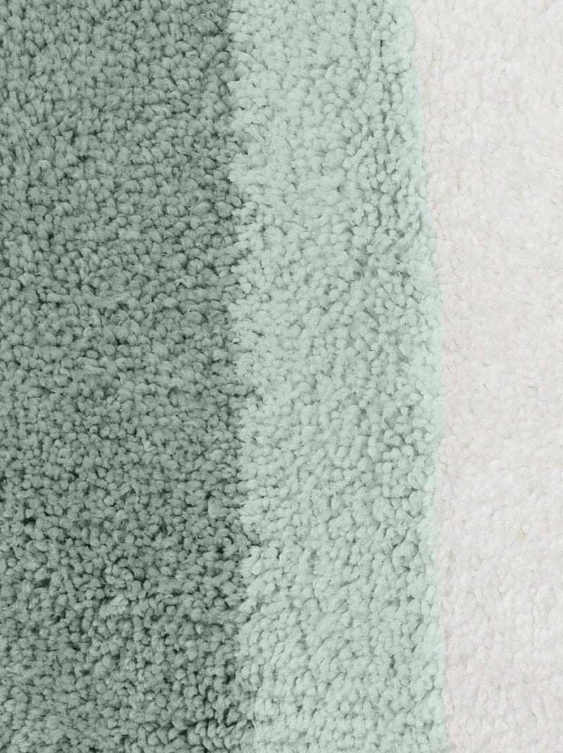Alfombra de baño decorativa tricolor Multicolor - Kiabi