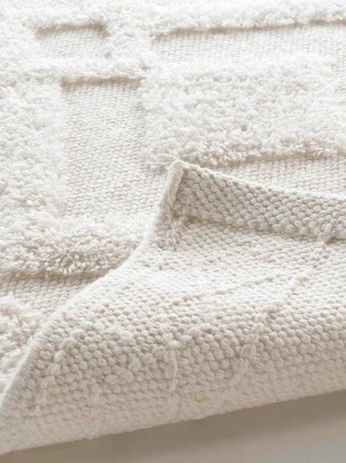 Alfombra de Baño Gladis Uni con Relieves - Kiabi