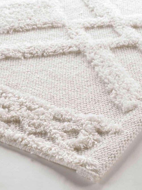 Alfombra de Baño Gladis Uni con Relieves - Kiabi