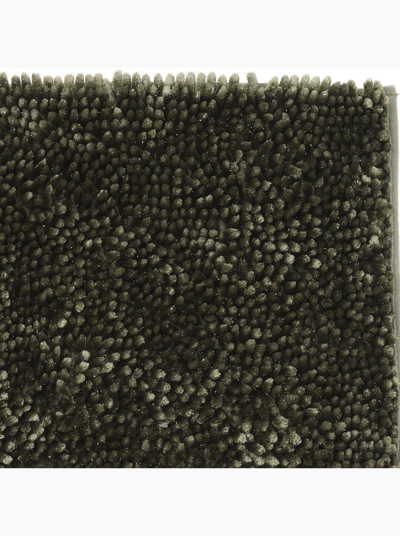 Alfombra de baño Guy Levasseur Softy en poliéster tipo felpa rizada – antideslizante Negro Crudo Azul - Kiabi