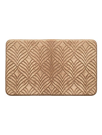 Alfombra de baño Guy Levasseur Yucca con memoria de forma – 50 x 80 cm – marrón