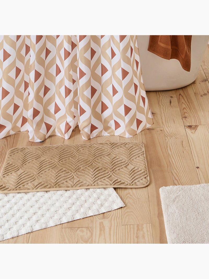 Alfombra de baño Guy Levasseur Yucca en espuma viscoelástica antideslizante 50x80 cm Latte - Kiabi