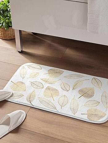 Alfombra de Baño Joya Hojas Doradas