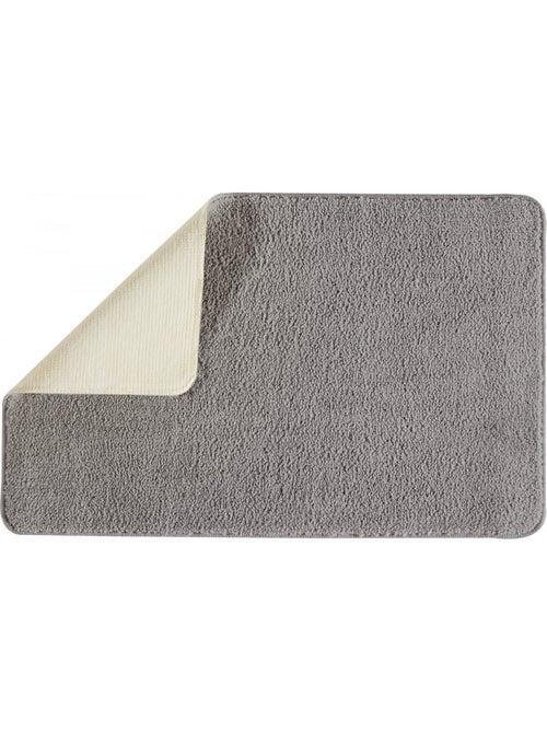 Alfombra de baño lisa de 50 x 80 cm, de poliéster - Kiabi Alfombra de baño lisa de 50 x 80 cm, de poliéster - Kiabi