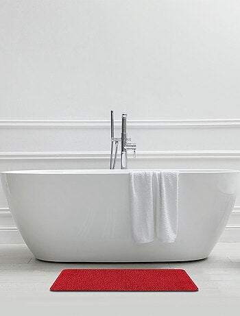 Alfombra de baño lisa de 50 x 80 cm, de poliéster