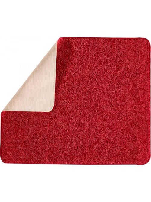 Alfombra de baño lisa de 50 x 80 cm, de poliéster - Kiabi