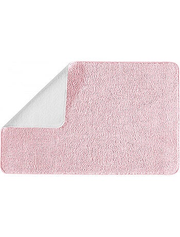 Alfombra de baño lisa de 50 x 80 cm, de poliéster
