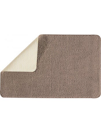 Alfombra de baño lisa de 50 x 80 cm, de poliéster