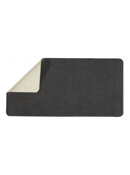 Alfombra de baño lisa de 60 x 120 cm, de poliéster - Kiabi Alfombra de baño lisa de 60 x 120 cm, de poliéster - Kiabi