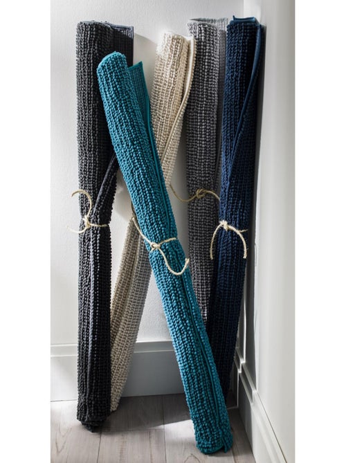 Alfombra de baño lisa de poliéster - Kiabi