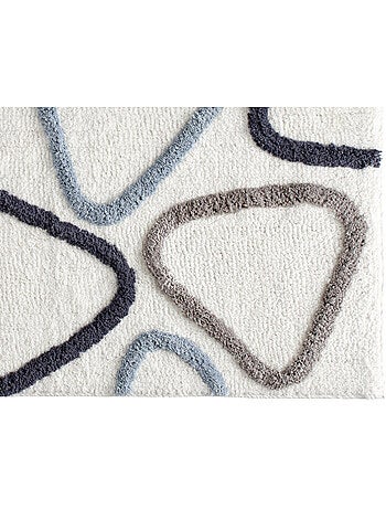 Alfombra de baño marfil Aster en algodón 50 x 80 cm – antideslizante Guy Levasseur