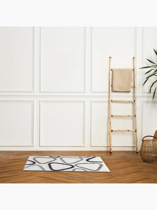 Alfombra de baño marfil Aster en algodón 50 x 80 cm – antideslizante Guy Levasseur - Kiabi