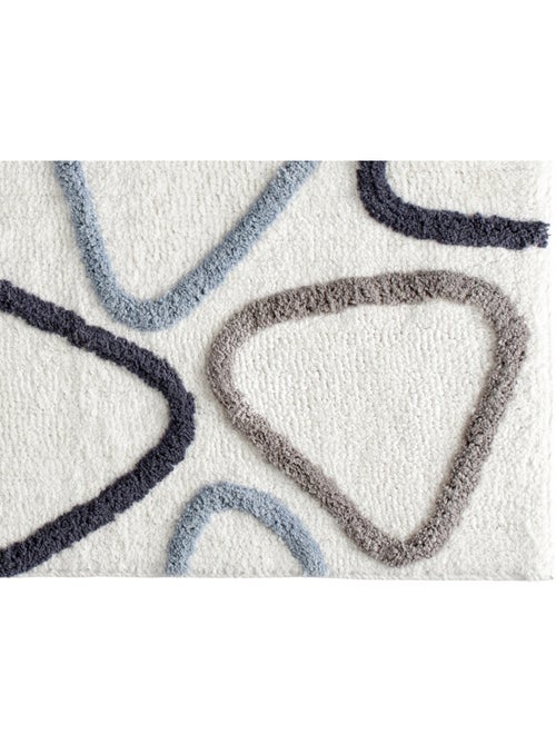 Alfombra de baño marfil Aster en algodón 50 x 80 cm – antideslizante Guy Levasseur - Kiabi