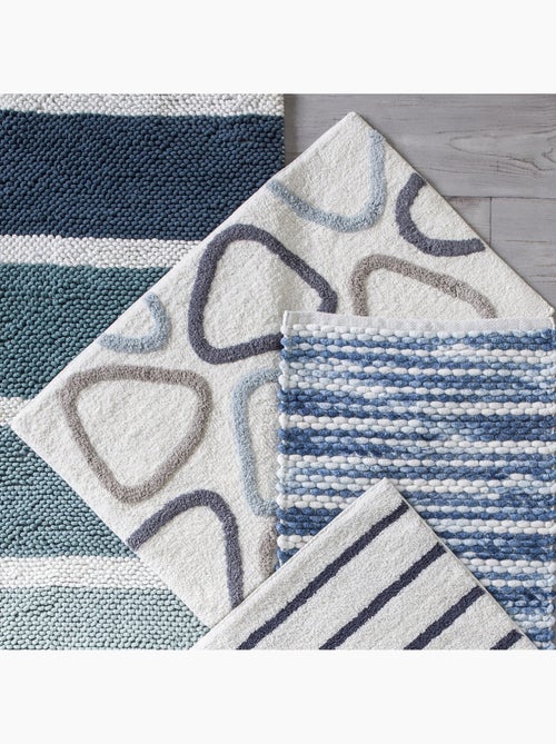 Alfombra de baño marfil Aster en algodón 50 x 80 cm – antideslizante Guy Levasseur - Kiabi