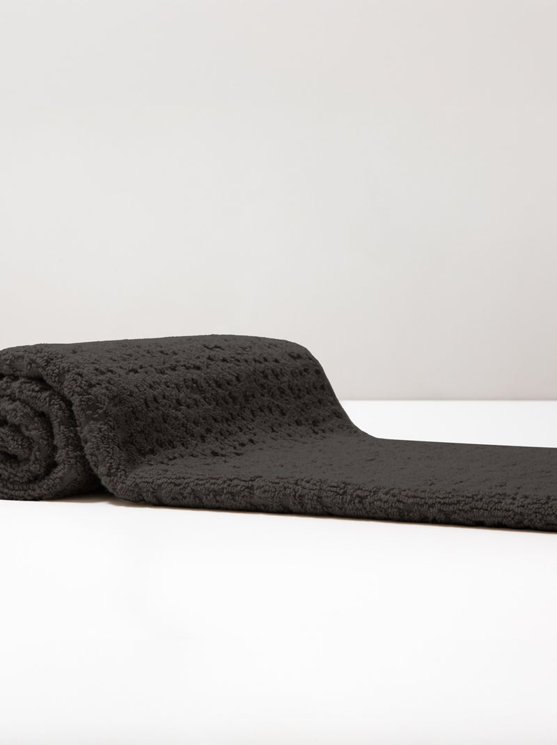 Alfombra de baño premium de algodón Mirmande Gris antracita - Kiabi