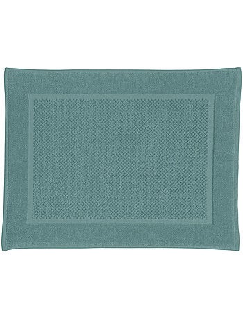 Alfombra de baño rectangular Genova 50x70 cm algodón rizo uni verde Guy Levasseur