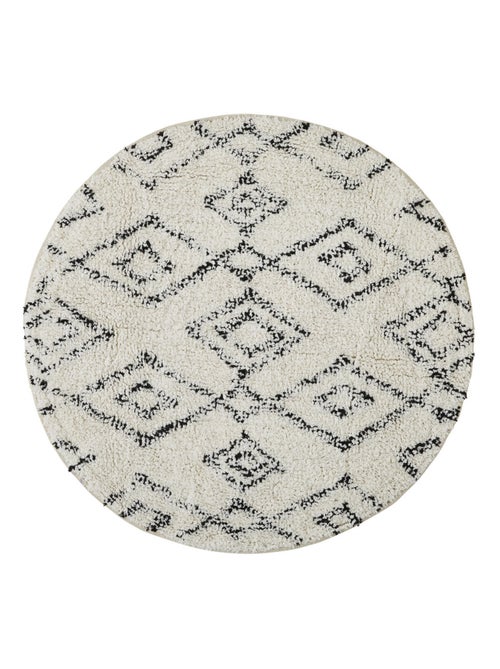 Alfombra de baño redonda de algodón con relieve 70 x 70 cm – Guy Levasseur - Kiabi Alfombra de baño redonda de algodón con relieve 70 x 70 cm – Guy Levasseur - Kiabi