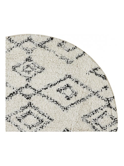 Alfombra de baño redonda de algodón con relieve 70 x 70 cm – Guy Levasseur - Kiabi Alfombra de baño redonda de algodón con relieve 70 x 70 cm – Guy Levasseur - Kiabi