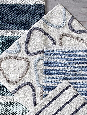 Alfombra de baño triangular de algodón tufting