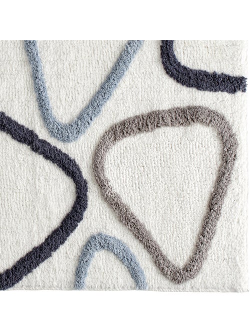 Alfombra de baño triangular de algodón tufting - Kiabi