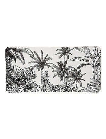 Alfombra de baño tropical antideslizante Guy Levasseur Jungle 60 x 120 cm