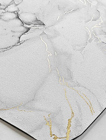 Alfombra de baño venor ultra absorbente efecto mármol