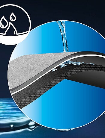 Alfombra de baño venor ultra absorbente efecto mármol