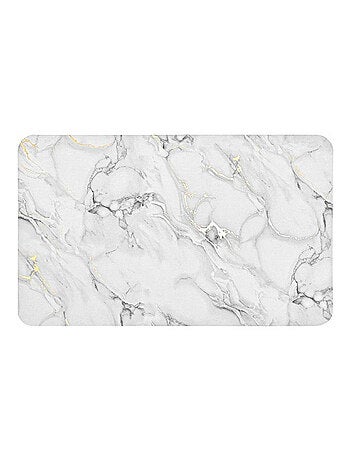 Alfombra de baño venor ultra absorbente efecto mármol