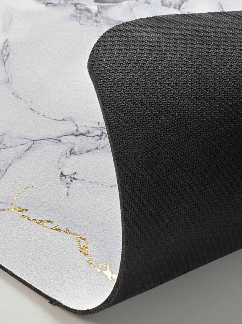 Alfombra de Baño Venor Ultra Absorbente Efecto Mármol Gris - Kiabi