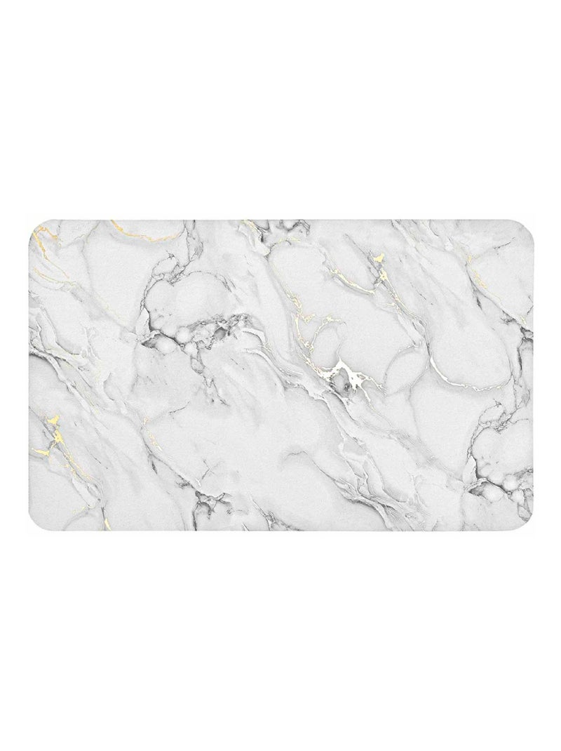 Alfombra de Baño Venor Ultra Absorbente Efecto Mármol Gris - Kiabi