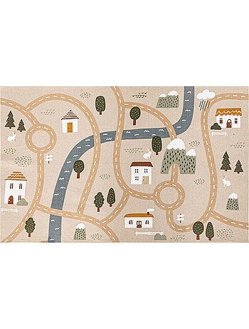 Alfombra de carretera infantil niels yute 100x150cm