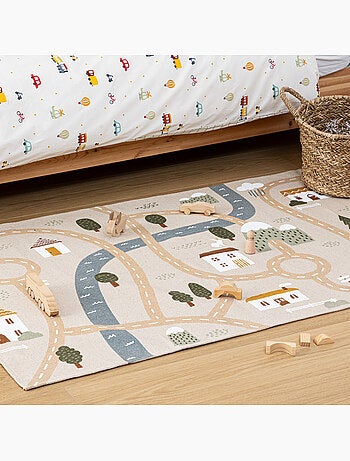 Alfombra de carretera infantil niels yute 100x150cm