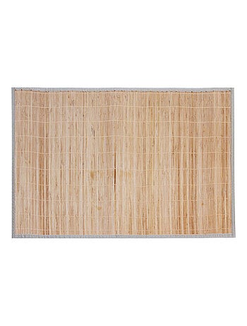 Alfombra de cocina de bambú con finas lamas