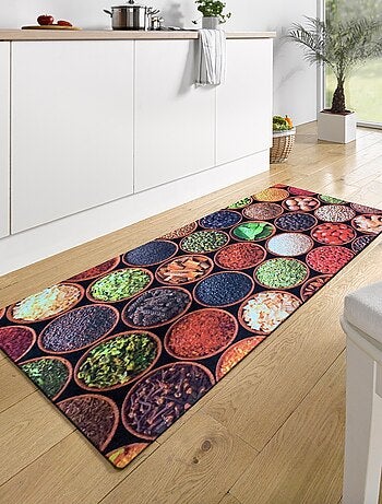 Alfombra de cocina estampada