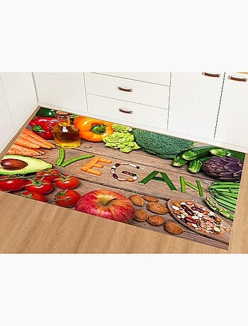 Alfombra de cocina estampada