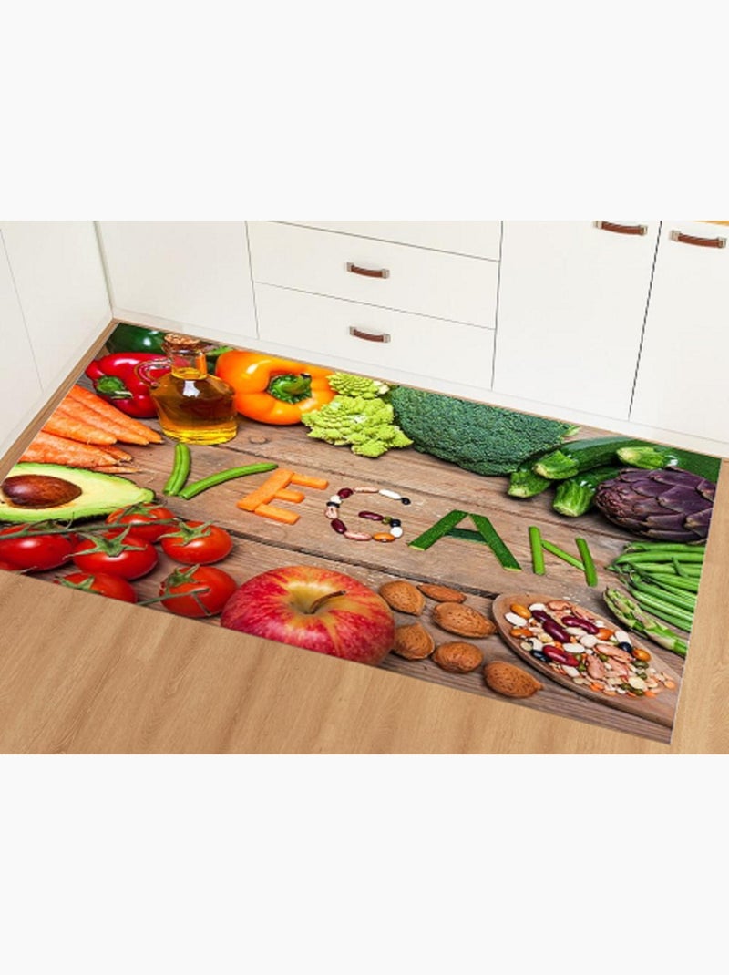Alfombra de cocina estampada Multicolor - Kiabi