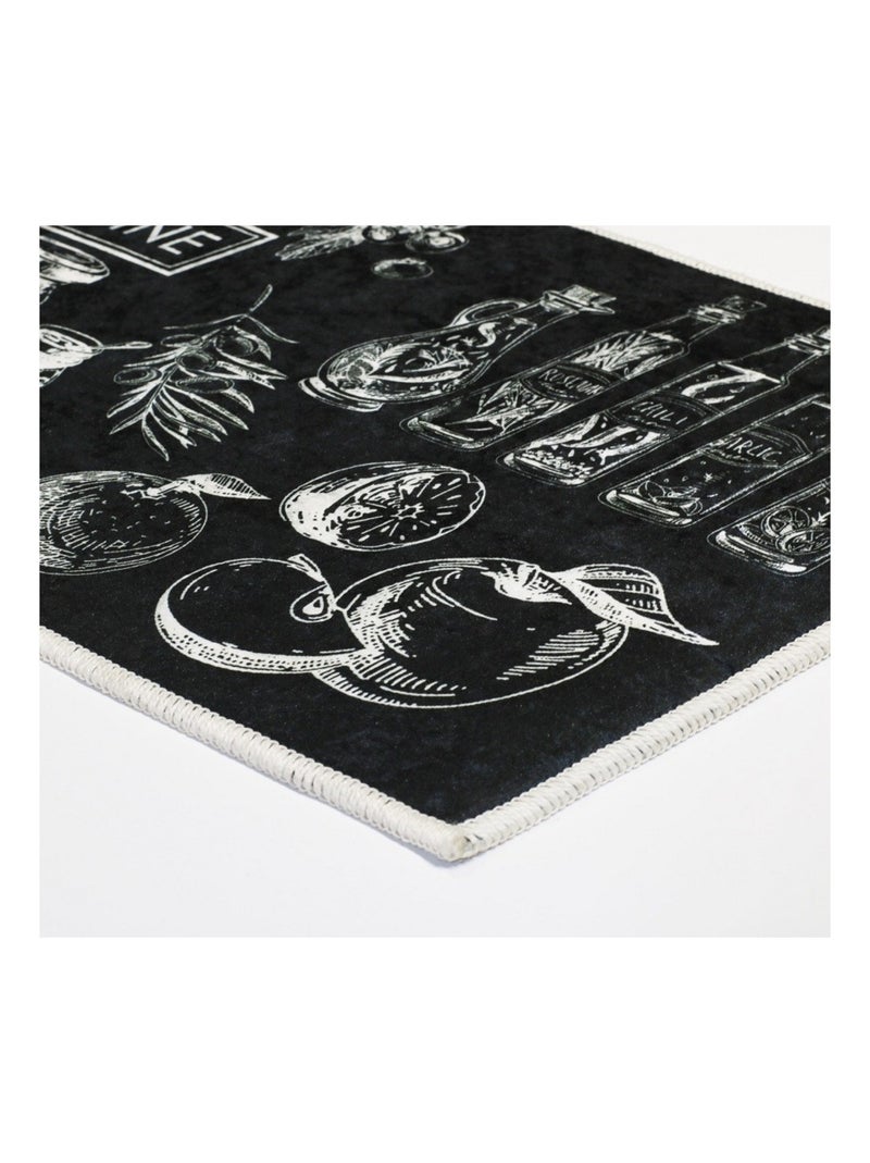 Alfombra de cocina Internacional Negro Negro - Kiabi