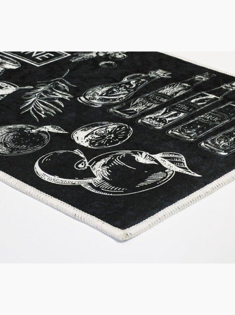 Alfombra de cocina Internacional Negro Negro - Kiabi
