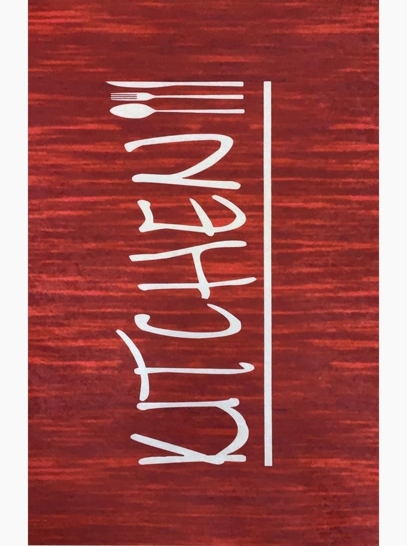 Alfombra de cocina KITCHEN Rojo - Kiabi