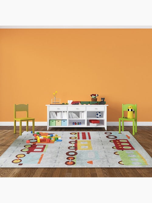 Alfombra de colores TRAIN - Kiabi