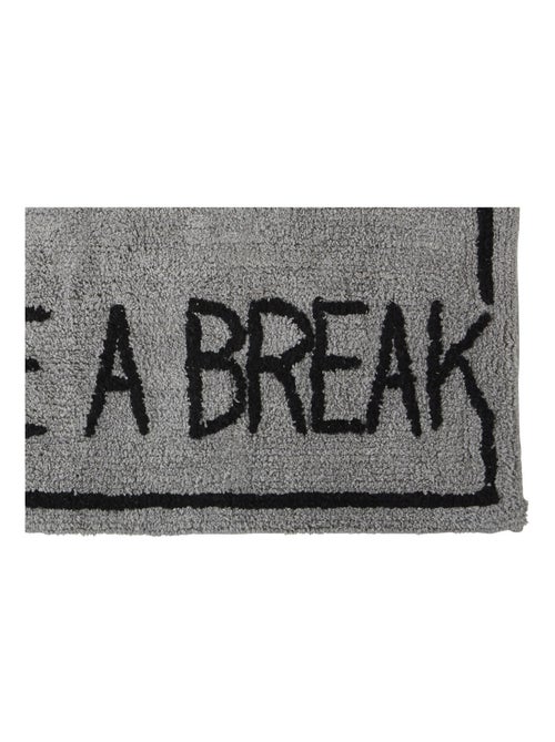 Alfombra de decoración con texto en algodón tuftado – Guy Levasseur - Kiabi Alfombra de decoración con texto en algodón tuftado – Guy Levasseur - Kiabi