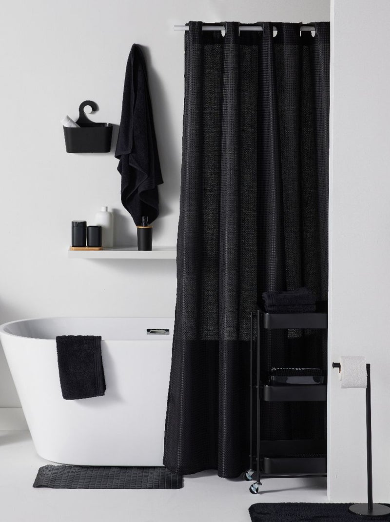 Alfombra de ducha antideslizante negro - Kiabi